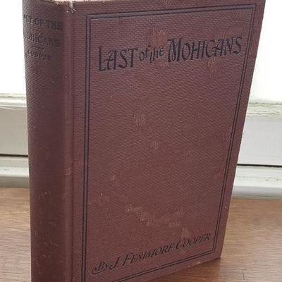 MVT205 Vintage Last of the Mohicans Hardcover Book 
