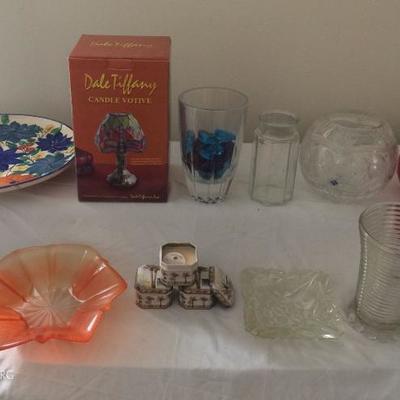 MVT071 Tiffany Votive, Crystal Vase, Vintage Glass & More!

