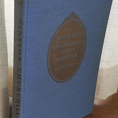 MVT203 Vintage Winston Churchill In The Mirror Fist Edition Book 1944
