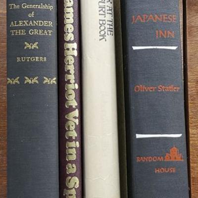 MVT221 Hardcover Books - Alexander the Great, Japanese Inn 
