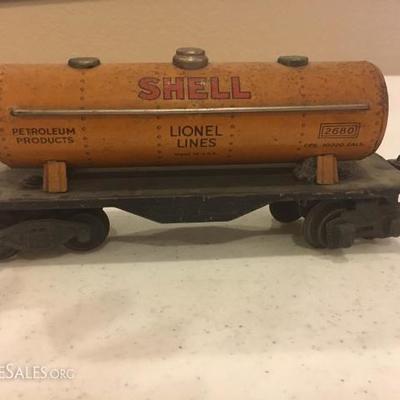  Lionel #2608 Per War Shell Tankard Car