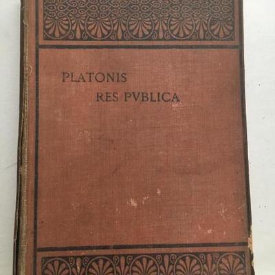 Plato's Republic, printed in Greek, from around 1918.