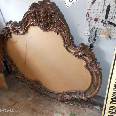 Large frame, no mirror could be a great headboard!
