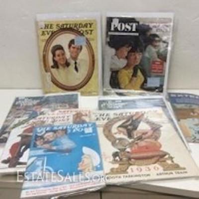 Vintage Saturday Evening Post Magazines
