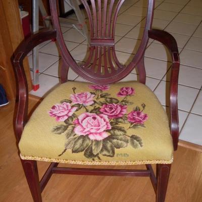 2 MAHOGANY CHAIRS