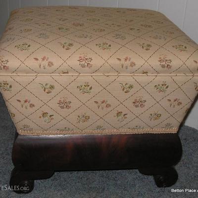 Mahogany Antique ottoman