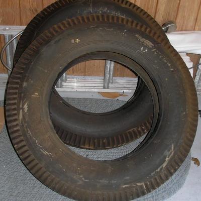 Old New Stock Gulf Oil Company Tires
