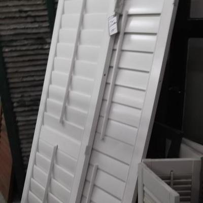 Even new vinyl shutters are half price all week.