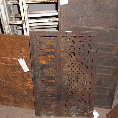 Lots of Turn of the Century heater Grates to choose from.  All of them reduced half to move.