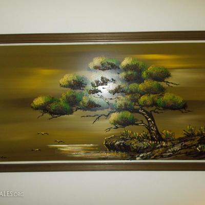Oil on canvas by Yasu $48