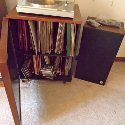 Mid-century Westinghouse record cabinet $80