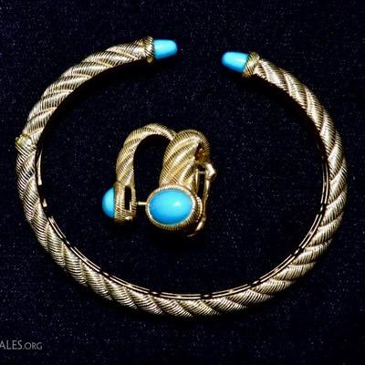 Judith Ripka bracelet and earrings