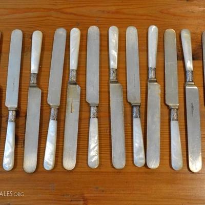 Gorham knives with mother-of-pearl handles