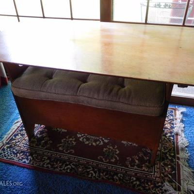 Unique Antique Convertible Bench / Table