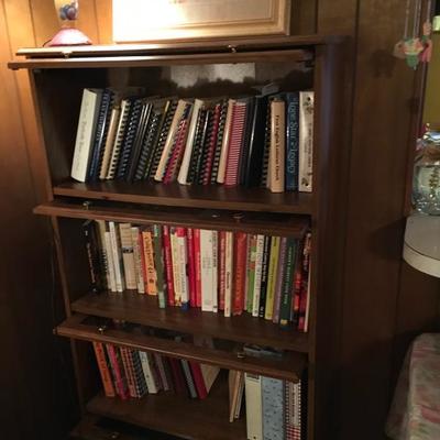 :Library Bookcase and Cookbooks