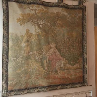 Vintage French Tapestry purchased in Beverly Hills