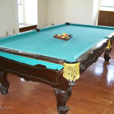 Brunswick Orleans slate pool table - $500 takes it.  You must have movers to disassemble and move it for you.