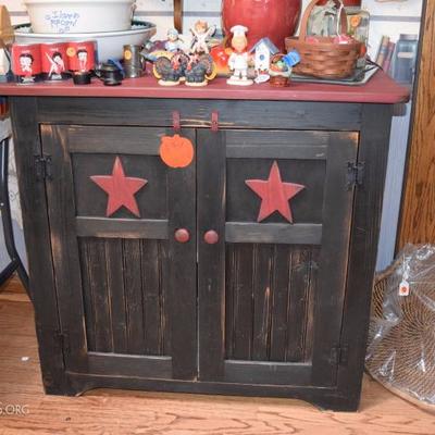 vintage country cupboard 