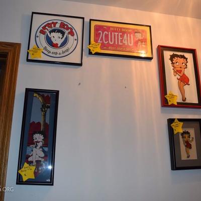 betty boop wall pictures 