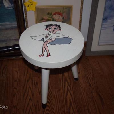 Betty boop footstool