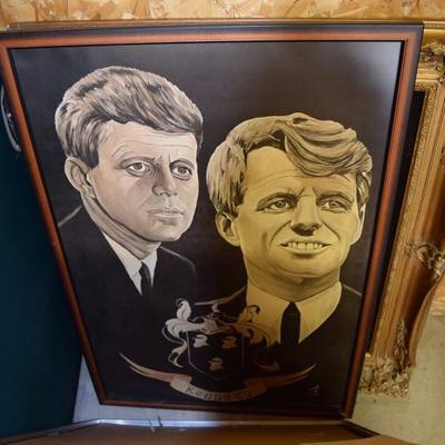 JFK framed picture 