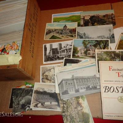 Post cards 1900 to 1960's (500) New England.