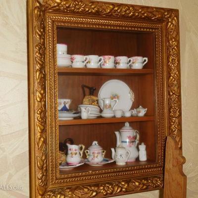 Tea Set in Wall Display