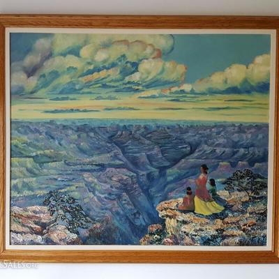 Stunning Original Oil of Grand Canyon by Marguerite Silburn