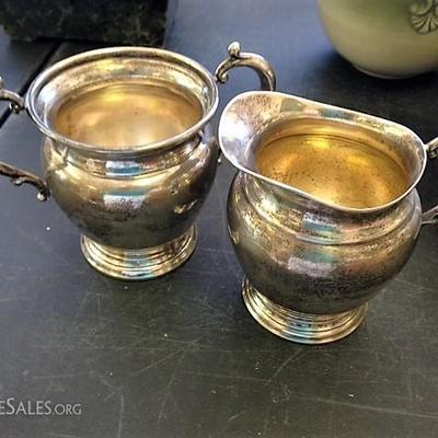 Mueck - Cary Co. Sterling Silver Creamer and Sugar Sets