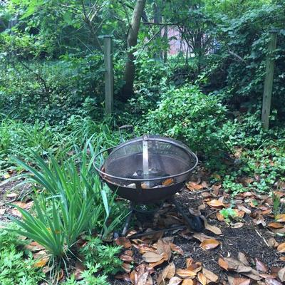 wrought iron fire pit