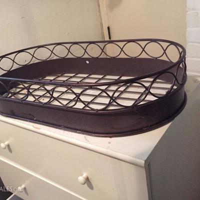 Iron basket and dresser