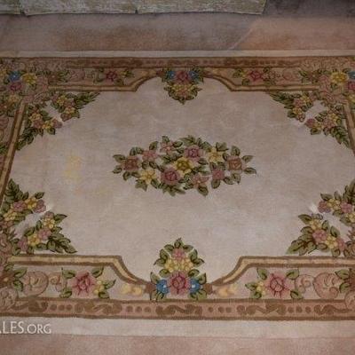 Aubusson 100% Cotton Rug 5ft6in x 8ft 6in