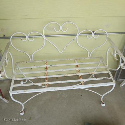 Vintage Iron Bench SOLD
