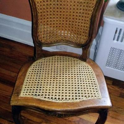 Antique Cain Back Chairs (3)