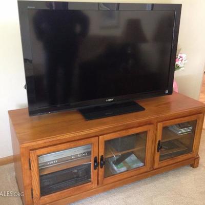 Tv and stand both available separately.  