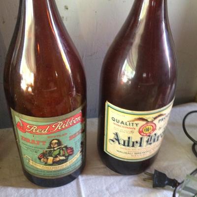 Old Local brewing bottles.  