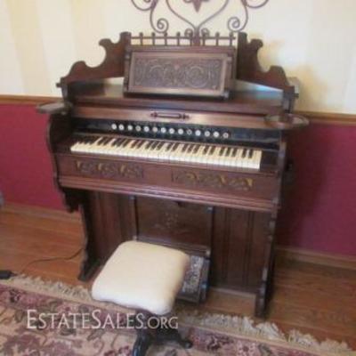 Cornish & Co. Antique Pump Organ
