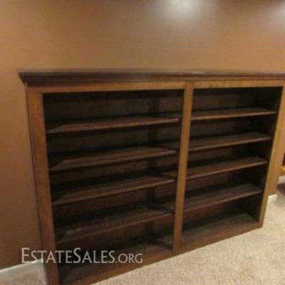 Antique Large Oak Bookcase