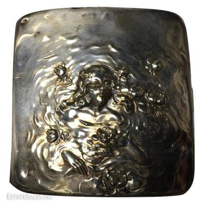 Sterling Silver Art Nouveau Case