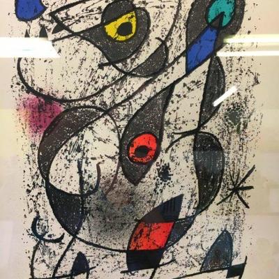 Signed Joan Miro Lithograph 