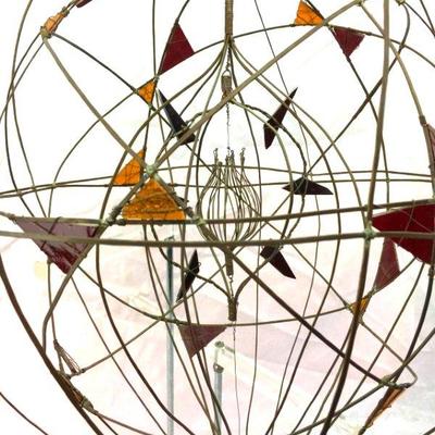 Wire & Glass Kinetic Sculpture
