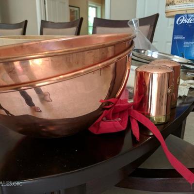 Copper Bowls