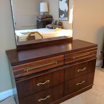Midcentury dresser with mirror