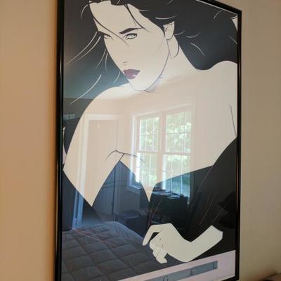 Patrick Nagel The Playboy Portfolio II 1980's Framed