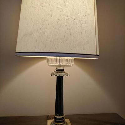 Vintage Table Lamp - Hand cut lead crystal