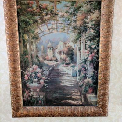 Large Framed Oil Painting