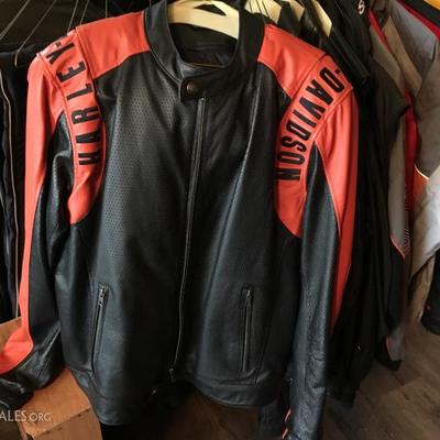 Leather Harley jackets