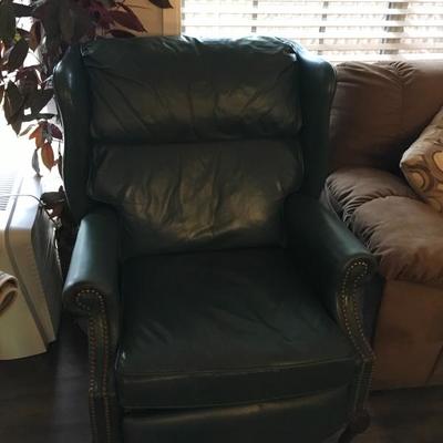 Green recliner