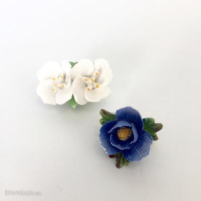 Denton Bone China Vintage Floral Pins