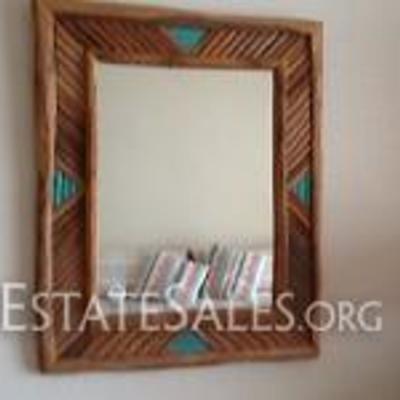 Saguaro Rib Framed Mirror